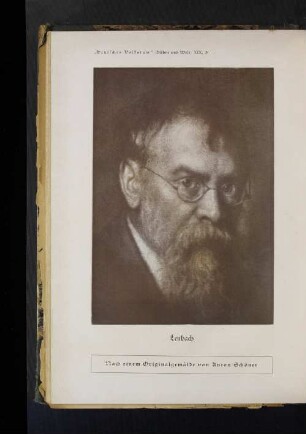 "Deutsches Volkstum" (Bühne und Welt) XIX, 3 Lenbach Nach einem Originalgemälde von Anton Schöner