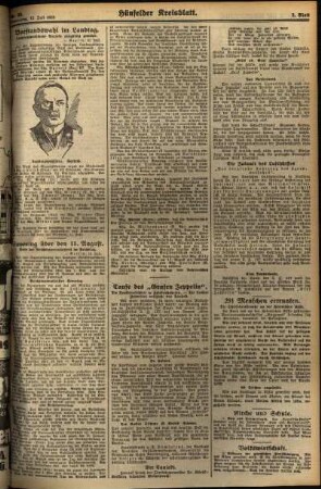 Zweite Ausgabe vom Donnerstag, den 12. Juli 1928.
