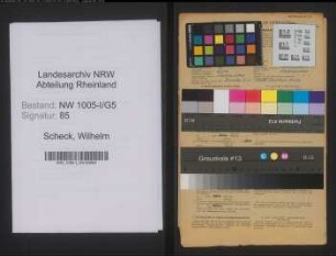 Entnazifizierung Wilhelm Scheck , geb. 26.12.1907 (Stadtinspektor)