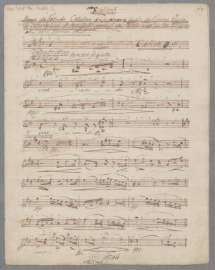 Repos de l'Etude. 11 - 3 Potpourris; vl; HenK WoO 109/11 - BSB Mus.Schott.Ha 12602-2