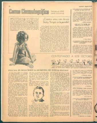 ¿Cuántos años más durará Shirley temple en la pantalla?