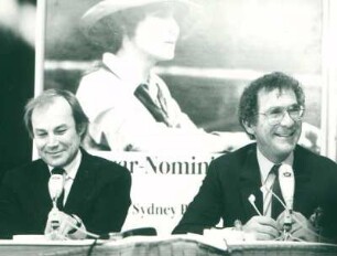 IFF 1986. Klaus Maria Brandauer, und Sidney Pollack, Regie. Jenseits von Afrika