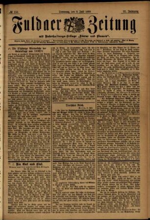 Ausgabe vom Dienstag, den 09. Juli 1895.