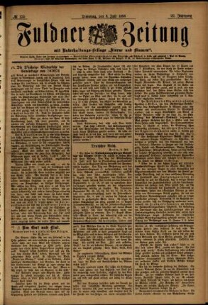 Ausgabe vom Dienstag, den 09. Juli 1895.