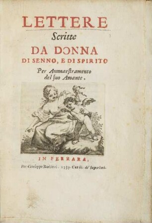 Lettere Scritte Da Donna Di Senno E Di Spirito