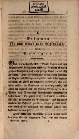 Zeitschrift für geschichtliche Rechtswissenschaft. 3, 3. 1817