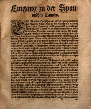 Fürstl. Anhaltische gehaimbe Cantzley, das ist: Begründte anzaig, der verdeckten vnteutschen, nachtheiligen consilien, anschläg vnd practicken, 2. Ander Theil Anhaltischer Cantzley