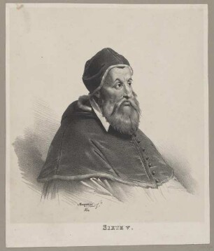 Bildnis des Sixte V.