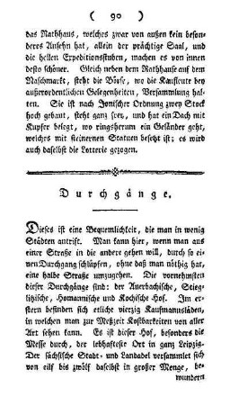 Durchgänge