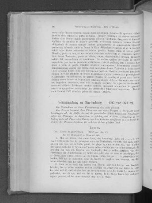Versammlung zu Marienburg. - 1392 vor Okt. 21.