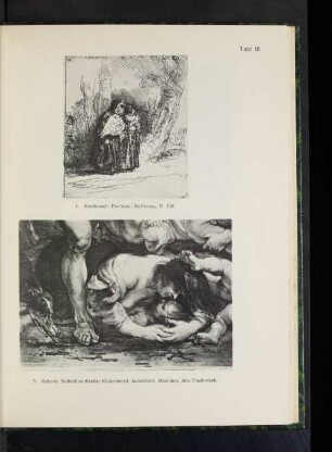 Tafel III 4. Rembrandt. Preciosa. Radierung. B. 120.