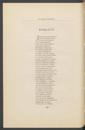 Romance.