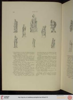 Tyche. Weibliche Figuren mit Füllhorn
