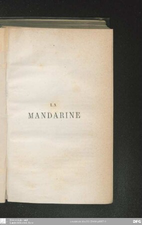 La Mandarine