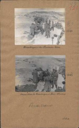 Schießübungen in den flandrischen Dünen