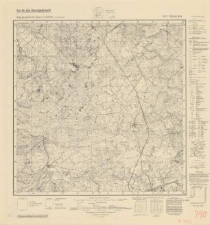 2173 Malachin, Topographische Karte 1:25000 (4cm - Karte)
