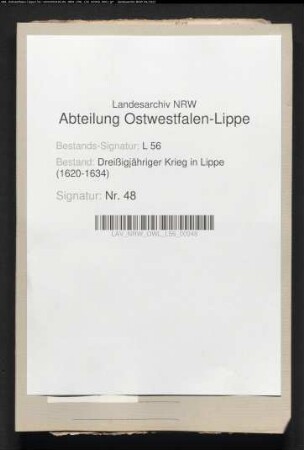 Einquartierungen und Kontributionen der Stadt Horn
