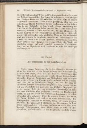 III. Kapitel. Die Renaissance in den Kunstgewerben.
