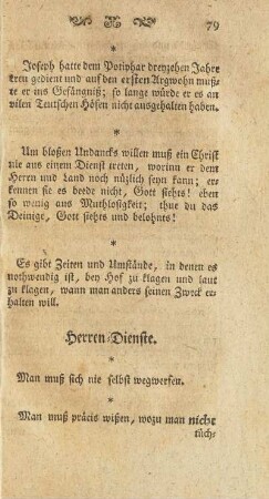 Herren-Dienste