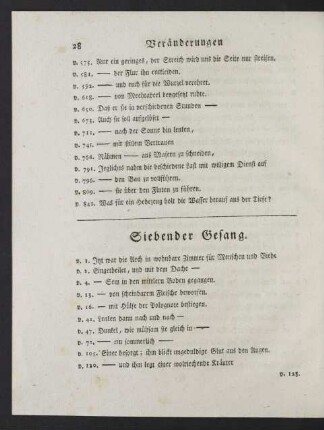 Siebender Gesang