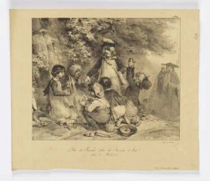 Protest der Kinder, Blatt 1 der Folge "Lithographische Skizzen für Kinder"