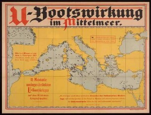 "U-Bootswirkung im Mittelmeer"