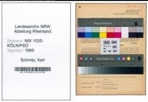Entnazifizierung Karl Schmitz , geb. 10.01.1921 (Grubenangestellter)