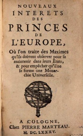 Nouveaux Intérêts des Princes de l'Europe