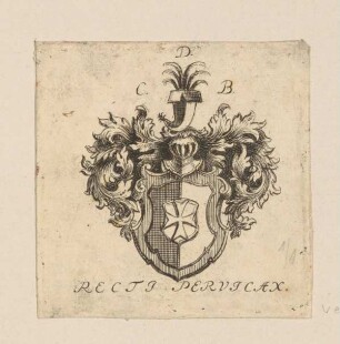 Exlibris "RECTI PERVICAX"