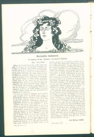 Recóndita Andalucía : Al margen de las "Elegías", de Juan R. Jiménez