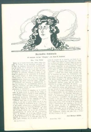 Recóndita Andalucía : Al margen de las "Elegías", de Juan R. Jiménez