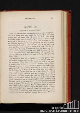 Chapter VIII. Culture of specimen plants.