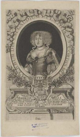 Bildnis von Magdalena Sibylla, Herzogin von Sachsen