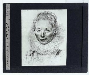 (Zeichnung),Rubens, Rubens' Tochter Clara Serena (Wien Albertina 8259)