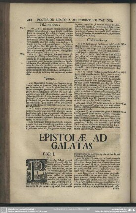 Epistolae Ad Galatas