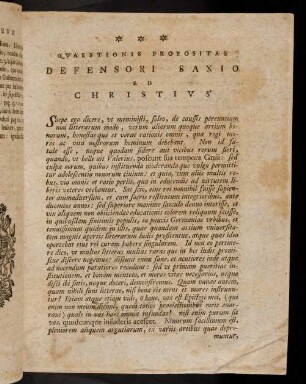 56a-56b, Qvaestionis Propositae Defensori Saxio S. D. Christivs.