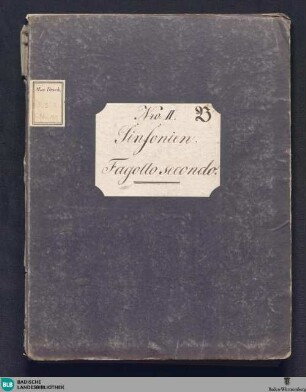 Symphonies. Excerpts - Don Mus.Ms.S.B.2 Nr.11 : B|b; KV 319/4 KV 319/2 KV 319/1