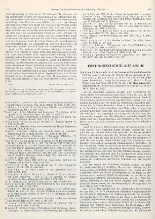 516-517 [Rezension] Les Oeuvres de Philon d'Alexandrie; 20. De Abrahamo