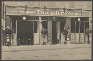 Ansichtskarte Restaurant Trocadero, Friedrichstraße