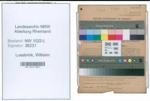 Entnazifizierung Wilhelm Lusebrink , geb. 26.06.1904 (Kaufmaennischer Angestellter)