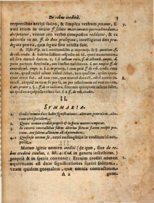 Discursus Iuridicus De Rebus Creditis