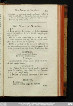 Des Noms de Nombres.