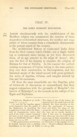 Chap. IV. The early Buddhist monuments