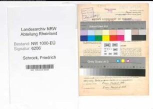 Entnazifizierung Friedrich Schrock, geb. 09.11.1901 (Postschaffner)