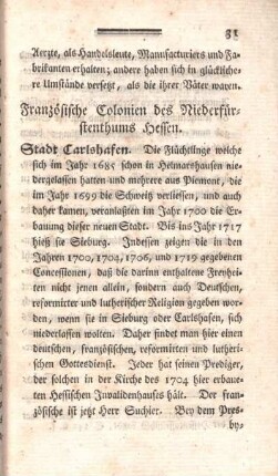 Stadt Carlshafen.