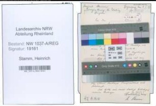 Entnazifizierung Heinrich Stamm , geb. 00.00.0000 (Polizeibeamter)