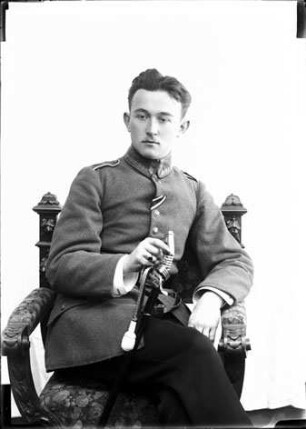Der Soldat Julius Steinhäuser.