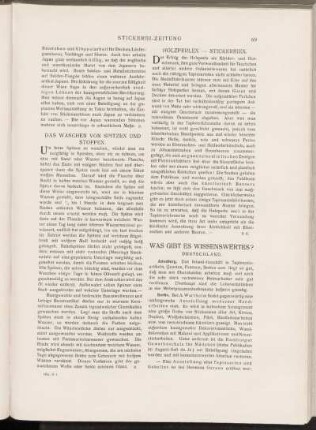 Holzperlen-Stickereien.