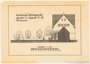 Siedlergarten: Schnitt 1:100