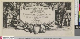 [Titelblatt; Les grandes misères de la guerre]